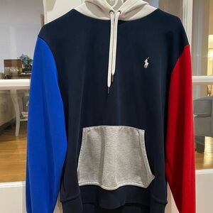 Polo by Ralph Lauren color block hoodie - Men’s size medium.